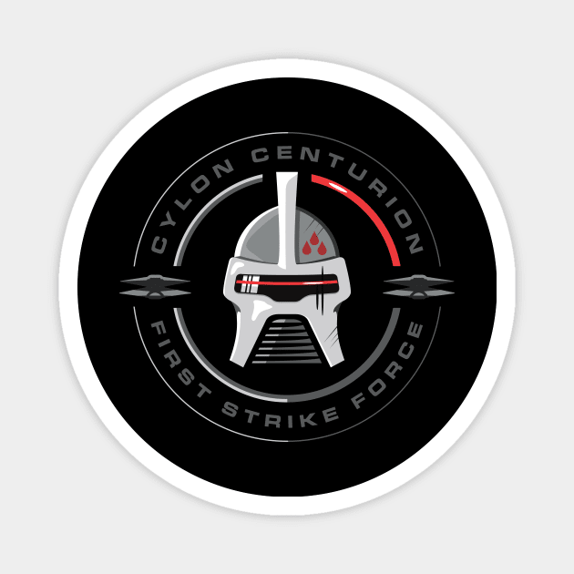 Cylon Centurion Magnet by SilverfireDesign